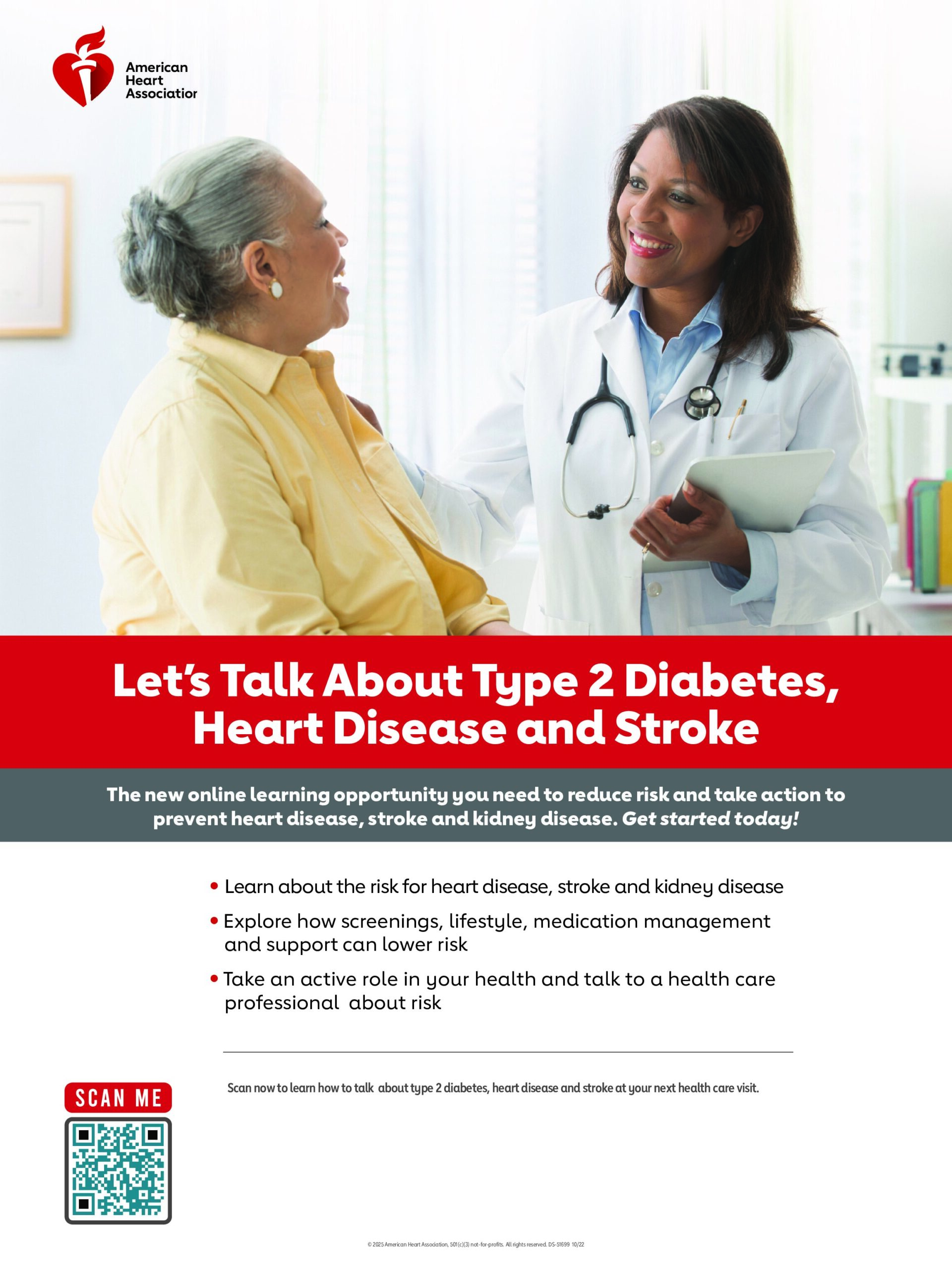 Let’s Talk About Type 2 Diabetes Patient Poster (18×24) - Know Diabetes ...