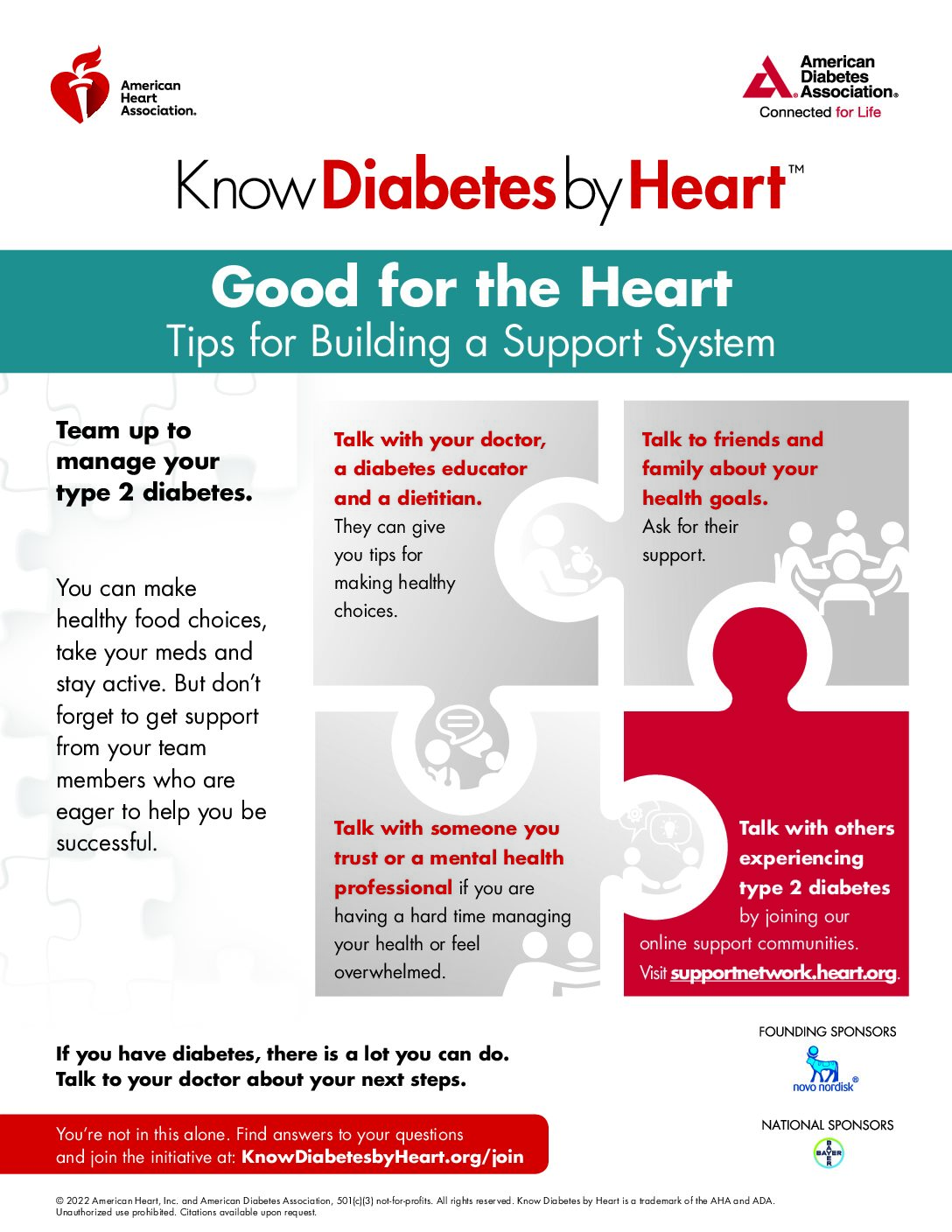 Tips for Building a Support System - Know Diabetes by Heart